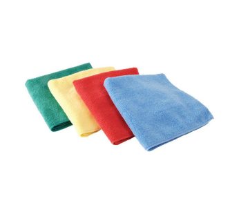 Microfiber Towels 40×40 Multi-Color (1×12 Pcs Paking)