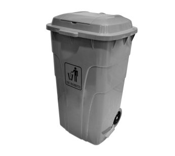 Plastic Trash Can With Pedal 120-Ltr