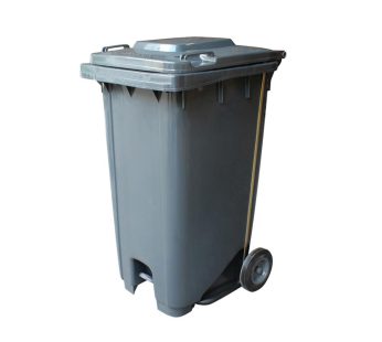 Plastic Trash can With Center Pedal 240-Ltr