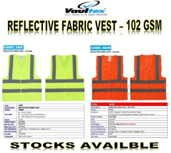 Reflective Fabric Vest 102gsm